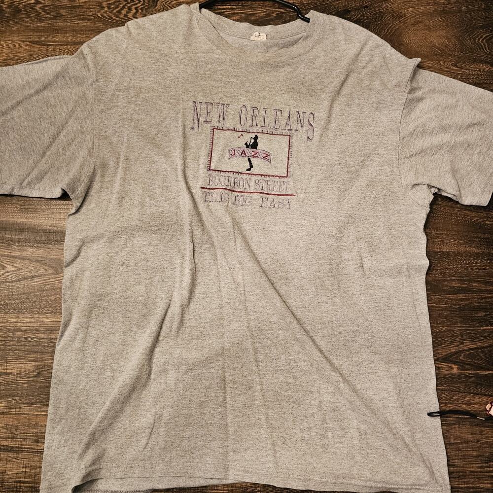 Vintage New Orleans Jazz Gray XL Shirt